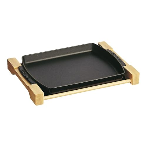 staub ストウブ 「 ステーキ プレート 」 鉄板 ホーロー オーブン対応 【日本正規販売品】 40509-523｜Mori Base
