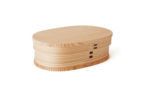 大館芸術社 小判弁当（小） 2450 490ml 曲げわっぱ わっぱ 日本製 弁当箱 bento box