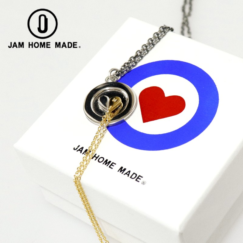 JAM HOME MADE ジャムホームメイド ラブモッズ ペアネックレス シルバー925 プレゼント ハート コイン 硬貨 記念日 誕生日