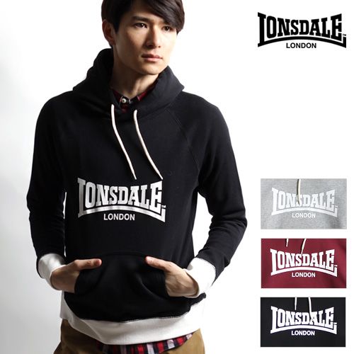 LONSDALE ロンズデール スウェット BURGHEAD Grey (L)