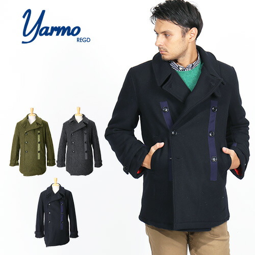 楽天市場】[期間SALE] Yarmo/ヤーモ Melton DONKEY COAT メルトン ドンキーコート YAR-22AW DK[メンズ  ジャケット イギリス イングランド 英国製 CC41 ワークウェア トラッド ウール 羽織り 一重 おしゃれ かっこいい 秋服 秋物 冬服 大人 彼氏  プレゼント] : JACKPOT