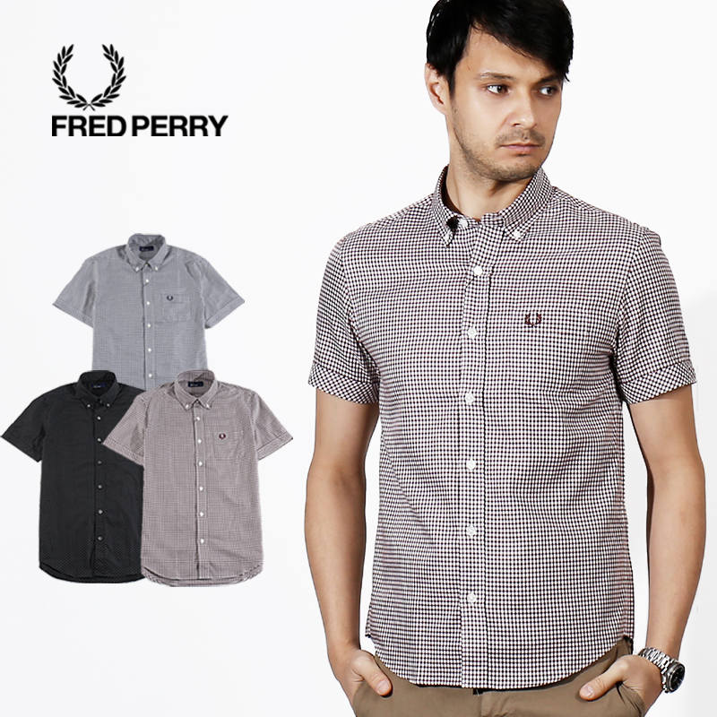 【楽天市場】FRED PERRY/フレッドペリー レギュラーカラー 半袖シャツ REGULAR COLLAR Short Sleeve