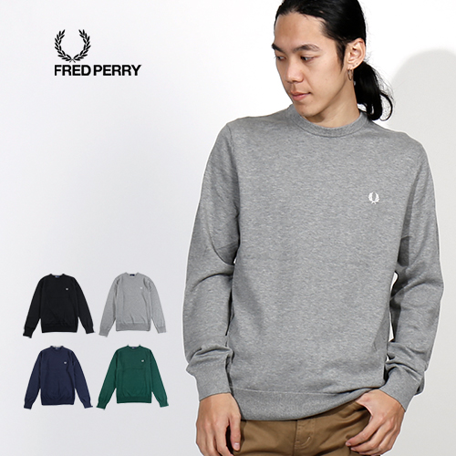 【楽天市場】[期間SALE] FRED PERRY/フレッドペリー クラシッククルーネックジャンパー CLASSIC CREW NECK