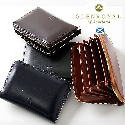 Glenroyal/グレンロイヤル WALLET WITH DIVIDERS 03-6025 ジャバラウォレット[歌留多入れ 札入れ パウダーコンパクト か細い フルブライドルレザー スコットランド 連合王国 連合王国 輪っか付 本革 ユニ一発やる 牛皮 エイジング 今めかしい 差し上げ物]