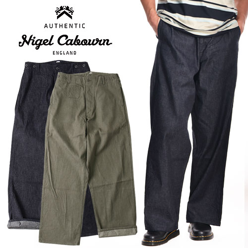 Nigel Cabourn/ナイジェル・ケーボン BRITISH WORK PANT 10oz DENIM 80480050007 ヴィンテージ デニム ブリティッシュワークパンツ\u003cbr\u003e\u003cbr\u003e[ナイジェルケーボン ロングパンツ ビンテージ 日本製 薄手 