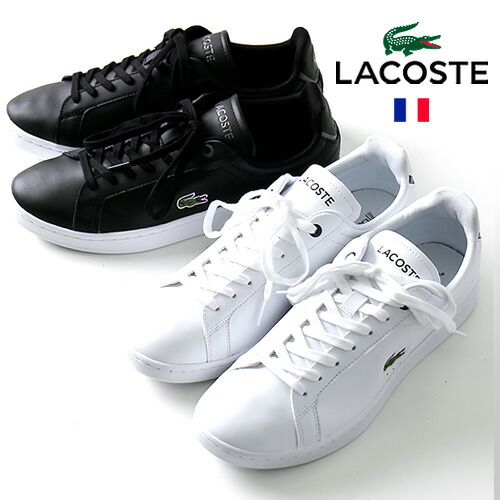 [継続期間SALE] LACOSTE/ラコステ プレミアムレザースニーカー CARNABY PRO BL23 1 SMA[シューズ メンズ 白いこと 黒いこと  一声の調子 分かりやすい 成年者 彼 差し上げ物]