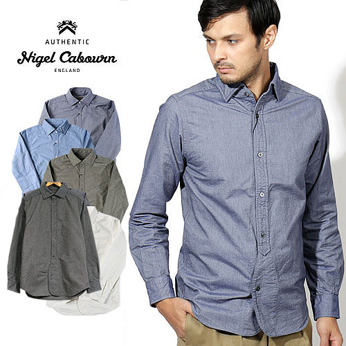 楽天市場】Nigel Cabourn/ナイジェル・ケーボン OPEN COLLAR SH LINEN
