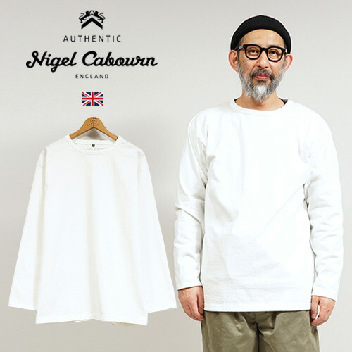 [継続期間SALE] Nigel Cabourn/ナイジェル・ケーボン 7.8薬局衡オンス 40s USMC L/S 80510020060 [長袖 ロング捩りプルオーバー メンズ 古典派音楽 ヴィンテージ 亜米利加乗り組み員隊 連合王国 UK こだわり 今めかしい かっこいい 秋 冬 成年者 心地よい 白いこと 綿織物]