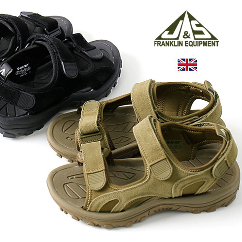 [継続期間SALE] J\u0026S FRANKLIN EQUIPMENT  (British Military) Warm Weather Sandal by Hi-tec ミリタリーサンダル 押さえる生み出すこと コラボモデル 24SS01[メンズ ベルクロ合わせる 連合王国軍 ラバーソール EVA コンフォートサンダル 今めかしい アウトドア 夏 成年者 差し上げ物]