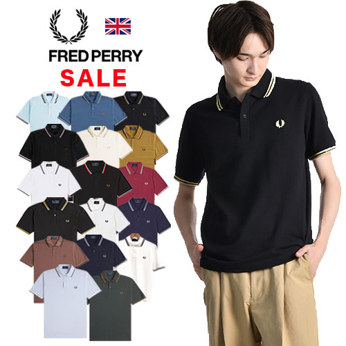 SALE用 FRED PERRY/フレッドペリー ポロシャツ M12 メイドインイングランド 鹿の子 [ラッピング無料 無料ラッピング メンズ 半袖 カノコ ティップライン UK 英国製 ワンポイント 月桂樹 おしゃれ かっこいい 紳士 夏 大人 彼氏 父の日プレゼント]