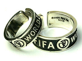 楽天市場】[期間SALE] FIFA WORLD CUP 公認グッズ シルバー 刻印リング