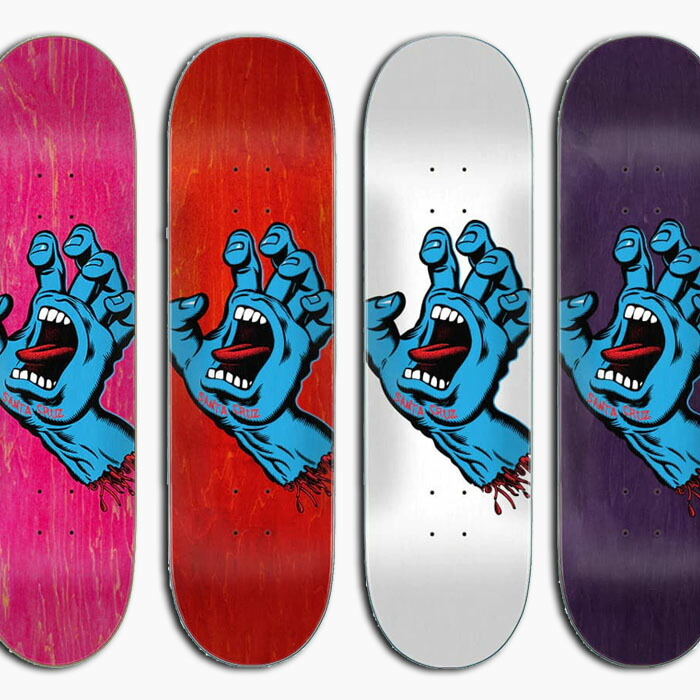 old skate サンタクルーズ　NHSタグ Lee　スクリーミングハンド USA製 90s VINTAGE SANTA CRUZ スクリーミングハンド 両面