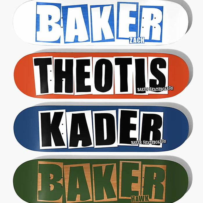楽天市場】【スケボー デッキ 8.0 8.25 8.5】BAKER SKATEBOARDS