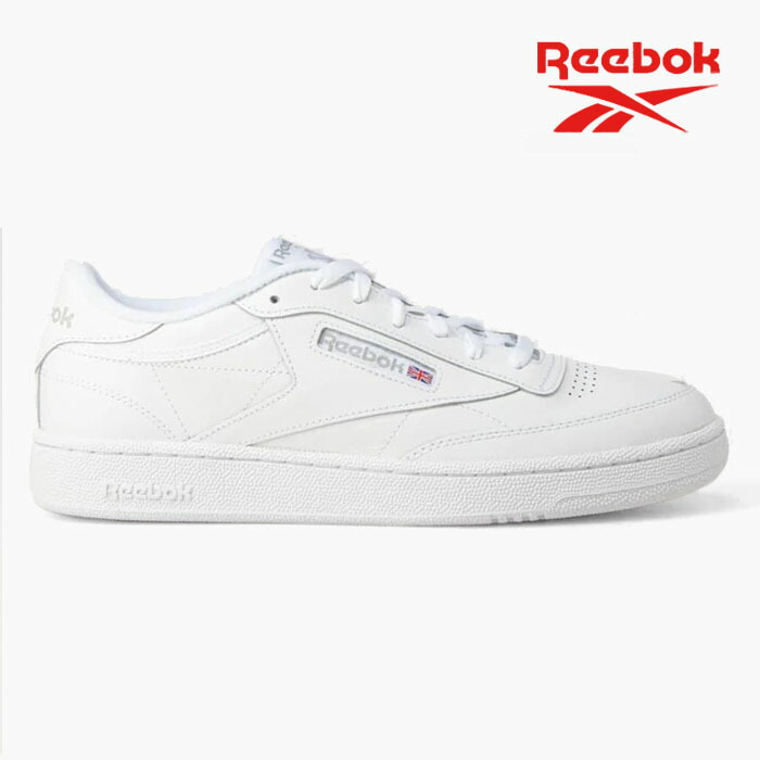 【最強発送】リーボック メンズ スニーカー クラブシー85 REEBOK CLUB C 85 100000154 白 レザー クラシック 定番 本革