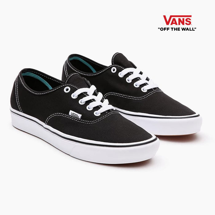 た*読様 VANS ComfyCush Authentics ブラック/ホワイト Premium Authentic - JAPAN EXCLUSIVE-(10(28cm) Black×White