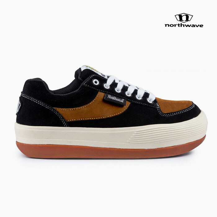 ノースウェーブ エスプレッソ スニーカー NORTHWAVE ESPRESSO SUEDE メンズ レディース 黒 茶色 スエード NW001 BLB