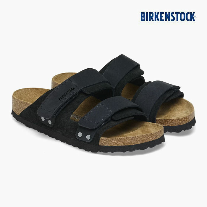 【BIRKENSTOCK kyoto】 レザーサンダル 27ノマドブラック Kyoto / キョウト ヌバック/スエードレザー ブラック | BIRKENSTOCK