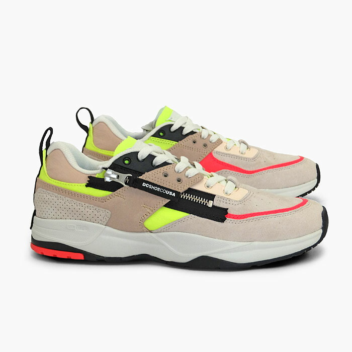楽天市場 40 Off Dc Shoes E Tribeka Zip Nel Dm1003 Dcシューズ メンズ スニーカー ベージュ イエロー スニーカー 坊主