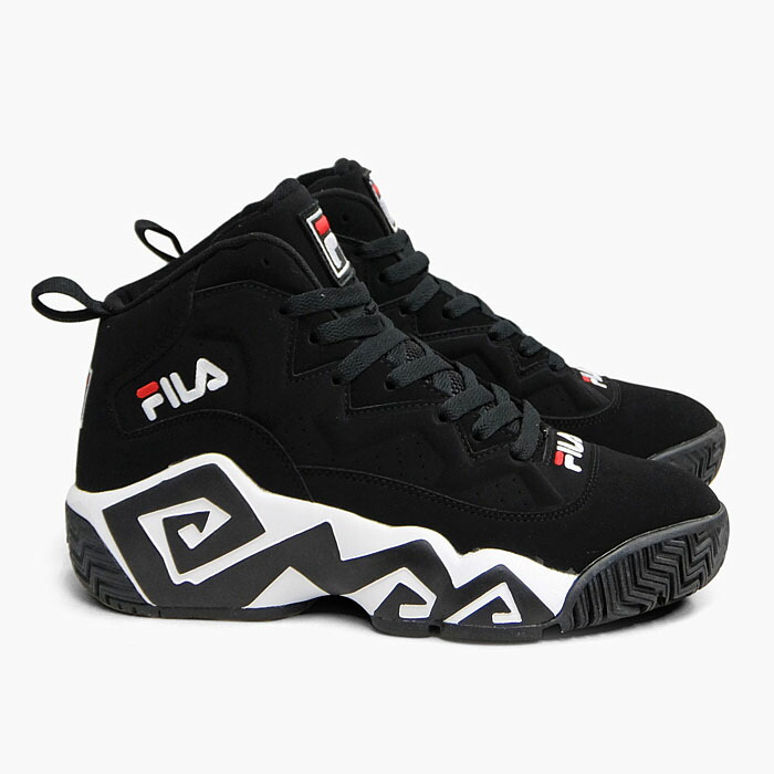 楽天市場 Fila Mb Fhe102 0001 フィラ マッシュバーン ブラック スニーカー メンズ レディース バスケットボールシューズ Nba シグネチャーモデル 黒 厚底 靴 スニーカー 坊主