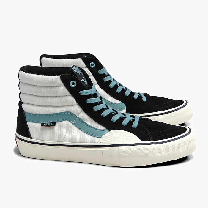 vans sk8 hi blue black