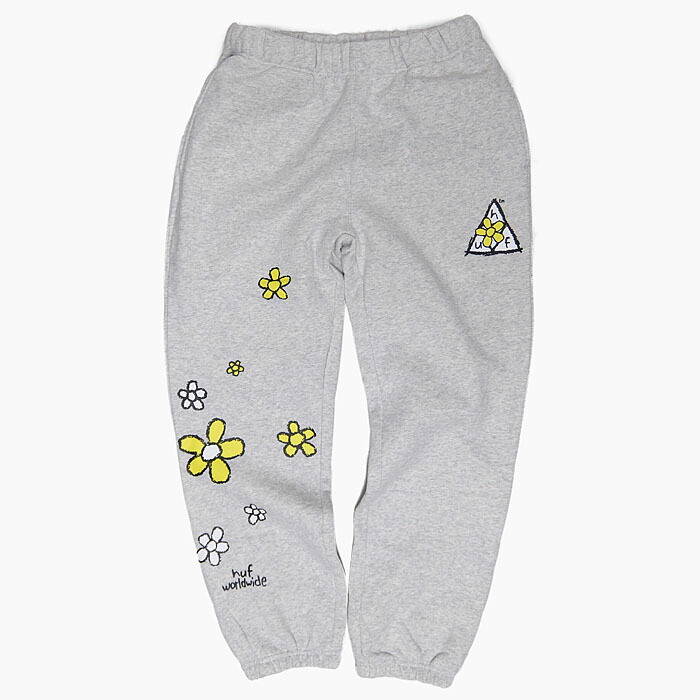 楽天市場 並行輸入品 Huf Pushing Daisies Tt Fleece Pant Pt ハフ スウェットパンツ メンズ ボトムス グレー ロングパンツ デイジー 花柄 21春夏 セレクトショップ Jackpot Store