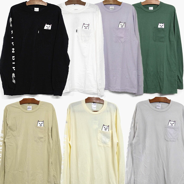 関送込★RIPNDIP★Thermal Nermal 長袖 Tシャツ Nermal Loves – RIPNDIP