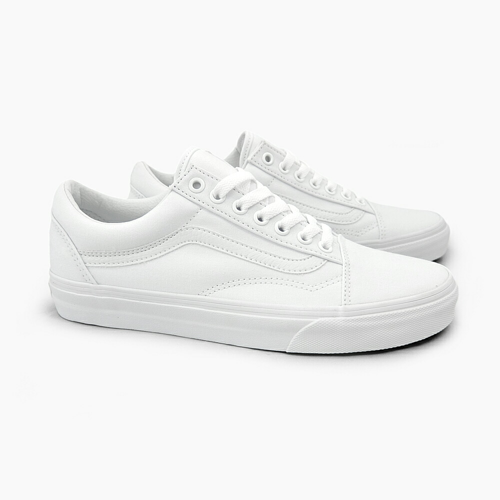 vans old skool total white