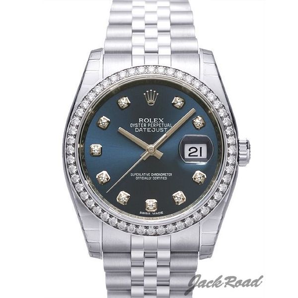 ロレックス ROLEX デイトジャスト ダイヤモンドベゼル 116244G 新品 時計 メンズ