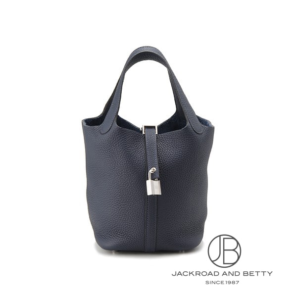 楽天市場】≪Brand new≫ Hermes Picotin Lock 18 PM Bag Black Silver