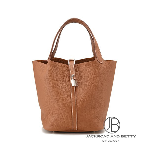 エルメス Hermes ピコタンロックmm ゴールド ブラウン 新品 バッグ Bouncesociety Com