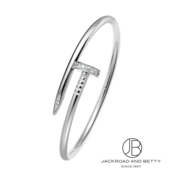 カルティエ CARTIER ジュスト アン クル ブレスレット WG #16 B6048716 新品 ジュエリー ブランドジュエリー|ジャックロード 【腕時計専門店】