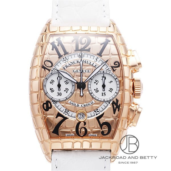 楽天市場 フランク ミュラー Franck Muller トノー カーベックス ゴールドクロコ クロノグラフ 80cc At Gold Cro 新品 時計 メンズ ジャックロード 腕時計専門店