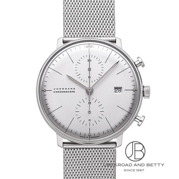 ユンハンス JUNGHANS マックス・ビル クロノスコープ 027/4600.02M 新品 時計 メンズ｜ジャックロード 【腕時計専門店】