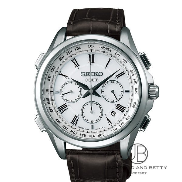 セイコー SEIKO ドルチェ\u0026エクセリーヌ 世界ひと休み・ソーラー電磁波 SADA039 新品 時辰儀 メンズ