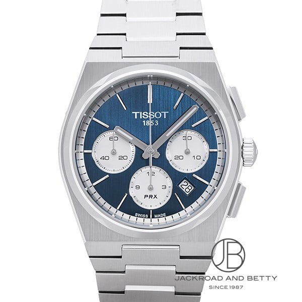 ティソ TISSOT PRX オートマティック クロノグラフ T137.427.11.041.00 新品 時辰儀 メンズ メンズ腕時計-腕時計