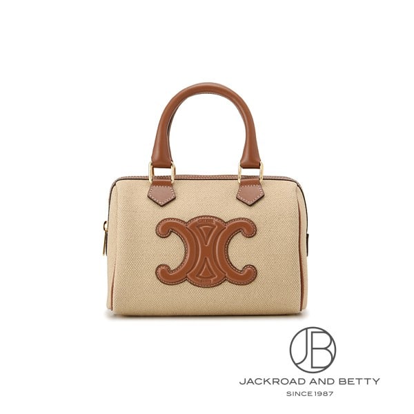 楽天市場】CELINE Duffle bag Triomphe Canvas 11385 2BZK 38SI Black