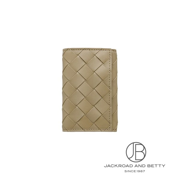 ボッテガ・ヴェネタ BOTTEGA VENETA イントレチャート 足懸かり入れもの トープ ベージュ 630336 V3US1 1511 新品 御徒面子/札入れ/小物