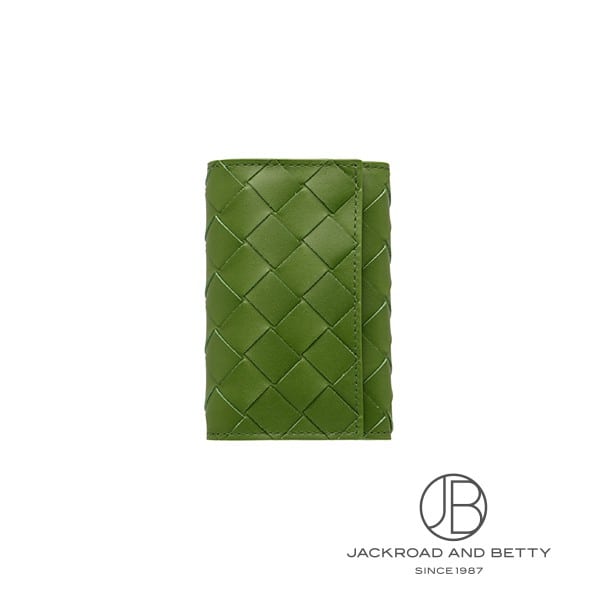ボッテガ・ヴェネタ BOTTEGA VENETA イントレチャート キーケース アボカド グリーン 緑 630336 V3US1 3139 新品 バッグ/財布/小物