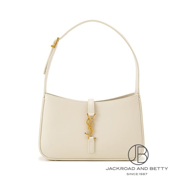 サンローラン (YSL) SAINT LAURENT LE 5 A 7 ホーボーバッグ ブランヴィンテージ ホワイト 白 6572282R20W9207 新品 バッグ/財布/小物