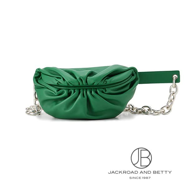 ボッテガ・ヴェネタ BOTTEGA VENETA ザ チェーン ポーチ ショルダーバッグ レーシンググリーン 緑 651445 VCP41 3179 新品 バッグ/財布/小物