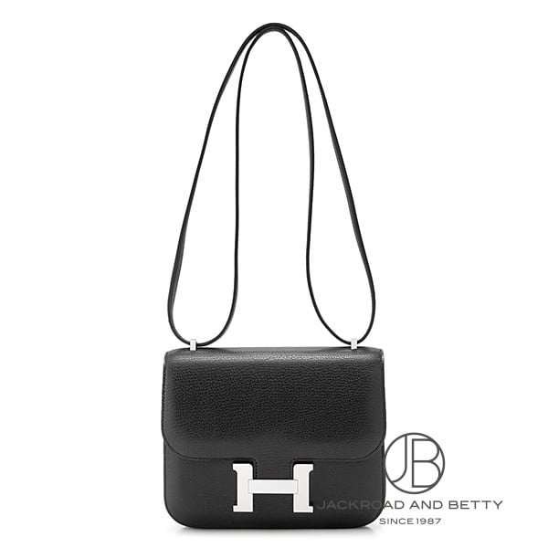 エルメス HERMES コンスタンス ミニ ミラー 18 ノワール ブラック 黒 新品 バッグ/財布/小物