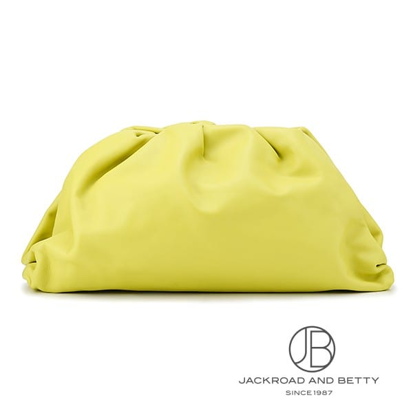 ボッテガ・ヴェネタ BOTTEGA VENETA 合切袋 クラッチペダル 御徒面子 キーウィ 黄色 576227 VCP40 3520 新品 御徒面子/金入れ/小物