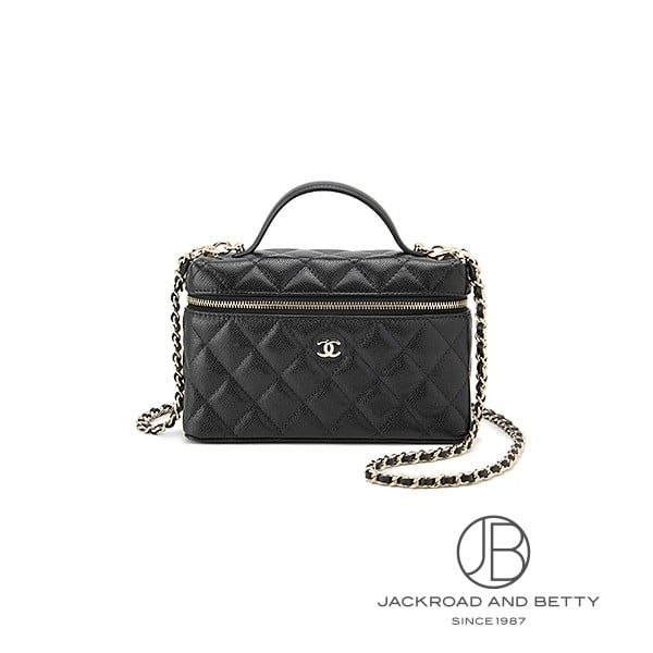 シャネル CHANEL マトラッセ スモールヴァニティ ケース ブラック 黒 AP4385 B10583 C3906 新品 バッグ/財布/小物