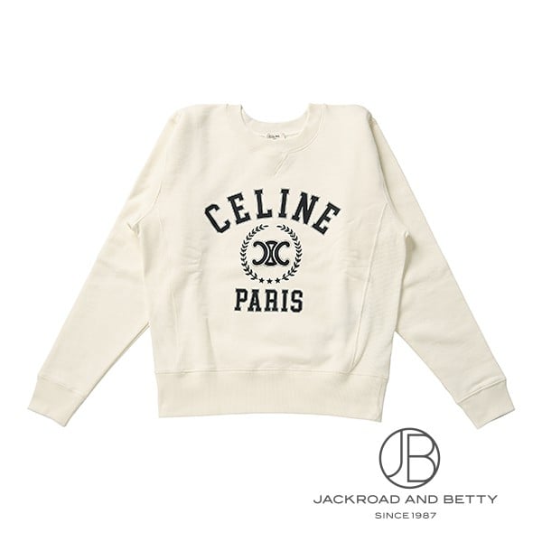 セリーヌ CELINE CELINE オーバーサイズ スウェットシャツ/コットンフリース XS RY0DR345F.FYW4 新品 アパレル|ジャックロード 【腕時計専門店】