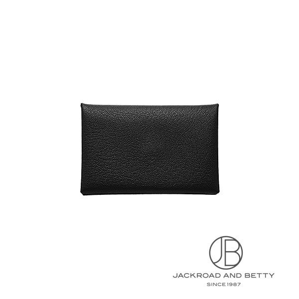 エルメス HERMES カルヴィ 歌留多容れもの ノワール 黒いこと 黒 H044166CK89 新品 御徒面子/金入れ/小物
