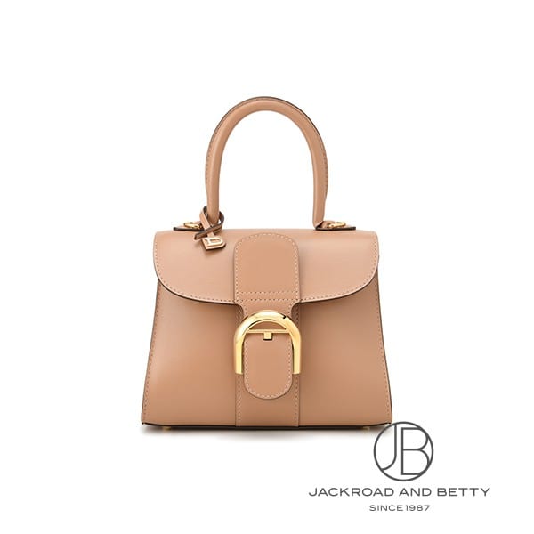 デルヴォー DELVAUX ブリヨン ミニ ハンドバッグ テンダー ベージュ AA0406AAM024FDO 新品 バッグ/財布/小物