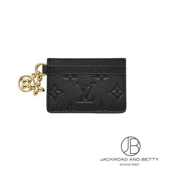 ルイ・ヴィトン LOUIS VUITTON カードケース ポルト カルト LVチャーム ノワール ブラック 黒 M82132 新品 バッグ/財布/小物|ジャックロード 【腕時計専門店】