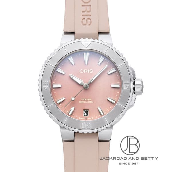 オリス ORIS アクイス デイト MOP 733 7770 4158-07 4 18 66FC 新品 時辰儀 男女兼用