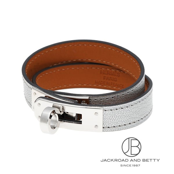 エルメス HERMES ミニケリー ドゥブルトゥール レザーブレスレット H500281FK T2 新品 ジュエリー ブランドジュエリー