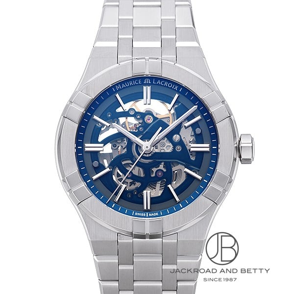 モーリス・ラクロア MAURICE LACROIX アイコン オートマティック スケルトン 人工知能学6008-SS002-031-1 新品 時辰儀 メンズ